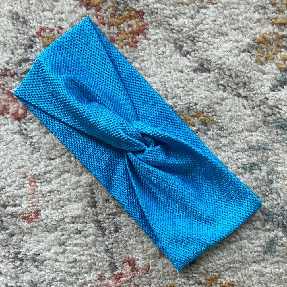 Aerie Blue Knotted Headband